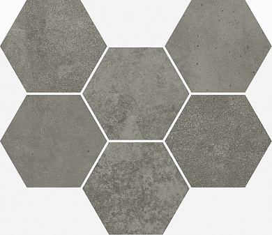 Керамогранит Italon Terraviva Dark Mosaico Hexagon